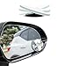TRUE LINE Automotive 2 Piece Round Mirror Blind Spot Mirror Kit 360 Degree Adjustable Safety Stick on
