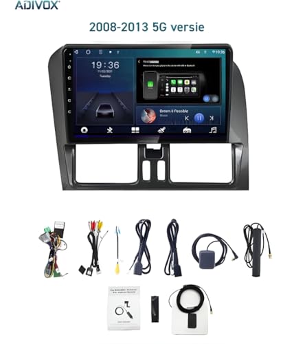 Autoradio Android 14 Volvo XC60 avec écran 9 pouces 5G