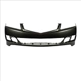 CarPartsDepot 352-101340-10-PM FRONT BUMPER PRIMED BLACK PLASTIC WO FOG LAMP COVER NEW AC1000156