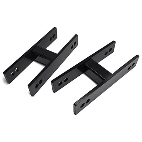 Heavy Metal Suspensions - Fits 1994-2004 Ford F-250 / F-350 Super Duty (4WD) and 2000-2005 Excursion 2" - 3" Front Lift Shackles High Strength Carbon Steel Lift Kit Cover