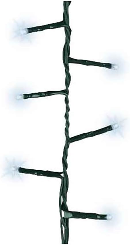 Greatest Product Lumineo 1000 LED Cool White Christmas Compact Lights Set, Green Wire 74 Feet