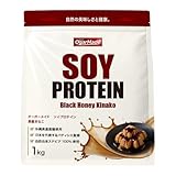 OgarMade ソイプロテイン 人工甘味料不使用 国内製造 大豆 植物性プロテイン (黒蜜きなこ, 1kg)