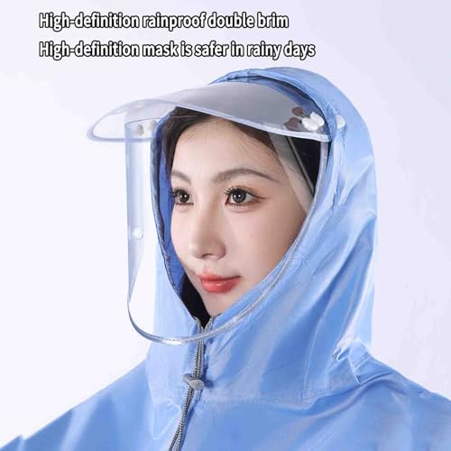 Poncho de chuva impermeável adulto capa de chuva feminina embalável casaco de chuva reutilizável mas