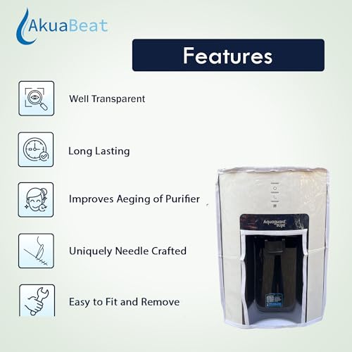 Image of Body Protective Cover For Eureka Forbes Aquaguard Sure Desire Ro+Uv+Uf With Taste Adjuster 6L Water Purifier Model. - Polyvinyl Chloride