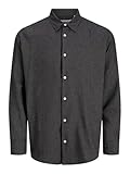 Manches longues JACK & JONES Jcocover Chemise en Flanelle à Carreaux Taille L, City Skyline, M