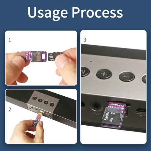 Micro SD Card Extension Board 3D Printer External Micro SD Card Car Navigation Memory Card Male to Female Extension Cable Wear Resistant PCB Board (6 pcs)