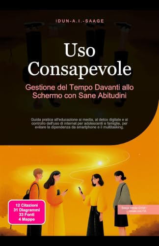 Uso Consapevole: Gestione del Tempo Davanti allo Schermo con Sane Abitudini (Italian Edition)