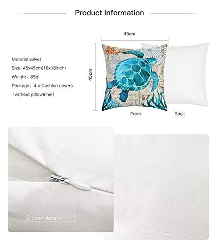 ARNTY Federe Cuscini Divano 45x45, Copricuscini