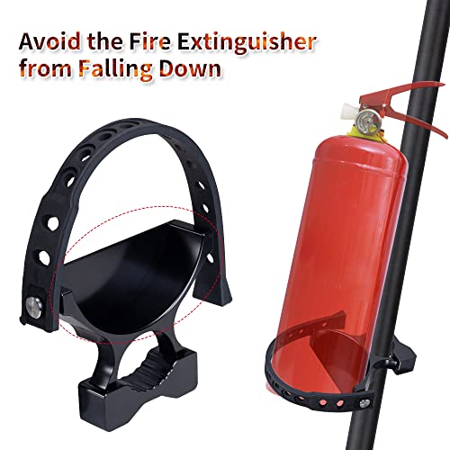 Xintre UTV Fire Extinguisher Mount Kit, Roll Bar Quick Release Fire Extinguisher Holder Compatible with Can Am Maverick X3 Polaris RZR Kawasaki Teryx, Universal fits 1.5