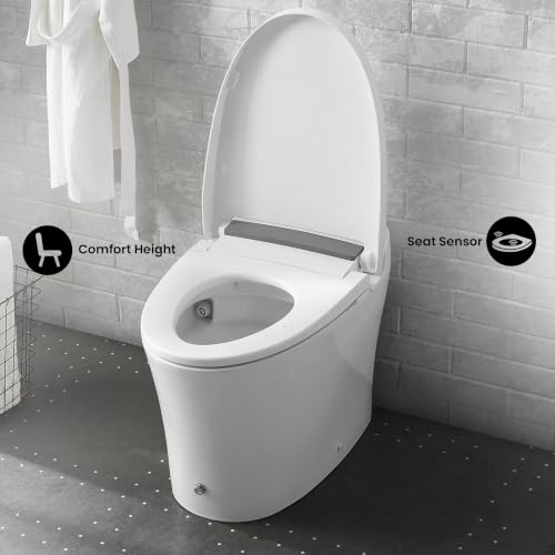 Image of Swiss Madison Hugo Smart Toilet, Touchless Vortex Dual-Flush 1.1 /1.6 gpf Tankless Toilets for Bathroom