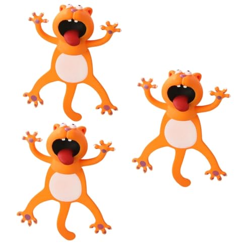 Marque page animal PVC lot de 3 pour lecture et livre enfant accessoire scolaire original