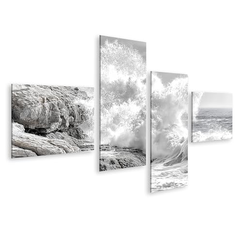 Tableau sur toile vagues océan pour une décoration murale de salon évasion