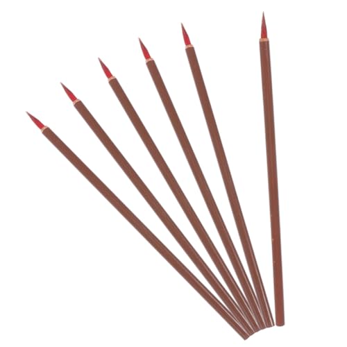BCOATH 6 piezas Pinceles de Escritura Portátiles para Caligrafía y Pintura Herramienta Multifunción de Premium Resistente y Suave para Principiantes y Profesionales
