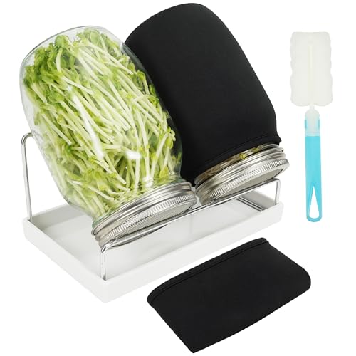 Zeato Sprouting Kit with Cleaning Brush