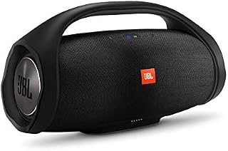 JBL Boombox Portable Bluetooth Waterproof Speaker (Black) (Renewed)