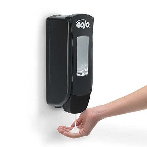 Image of GOJO ADX-12 Push-Style Foam Hand Soap Dispenser, Black, for 1250 mL GOJO ADX-12 Foam Hand Soap Refills (Pack of 1) - 8886-06