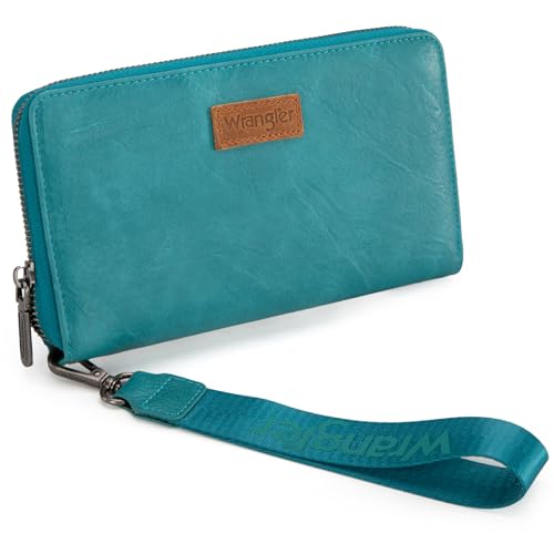 Wrangler portefeuille long élégant en grand format chic pour femme active