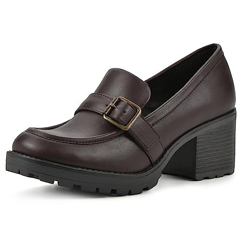 Image of WHITE MOUNTAIN Women's Shoes Bougie Block Heel Loafer