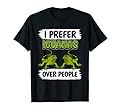 Iguana Quote Reptile I Prefer Iguanas Over People Iguana T-Shirt
