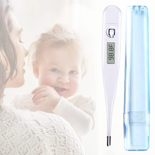 Termometro Digital - Termometro Digital Frente O Termometro Bebe, Termómetro Digital Bebe O Niños Y Adultos, Oral, Axilar O Rectal, Con Memoria Y Alarma De Fiebre, Color Blanco Cover