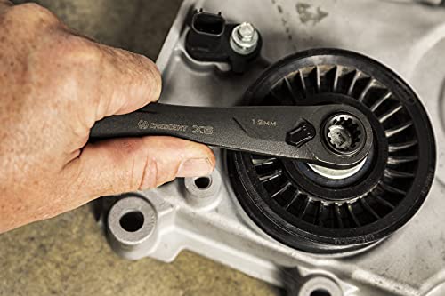 Crescent 2 Pc. X6 4-In-1 Black Oxide Spline Ratcheting Metric Wrench Set - Cx6Dbm2 #TOP6