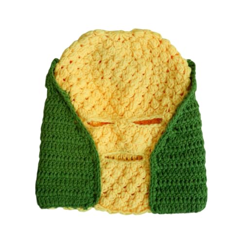 Gorro cubre cabeza de maíz tejido para adultos accesorios de cosplay Yianyal