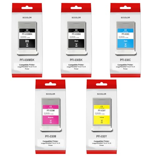 Image of PFI-030 Ink Cartridge Compatible for Canon PFI-030 Pigment Ink Tank Kit