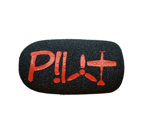 Micrófono para Auriculares de Aviación Pilot Custom (Rojo) miniatura 2