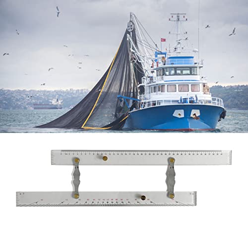 Régua Paralela de Navegação Marítima, Transparência, Alta Precisão, Desenho de Barco, Régua Paralela