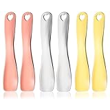 WLLHYF 6 PCS Metal Cosmetic Spoon Skincare Spatula Stick Applicator Beauty Spa Mini Spoon Skin Care Facial Cream Mask Scoop Makeup Tools for Facial DIY Mask Mixing