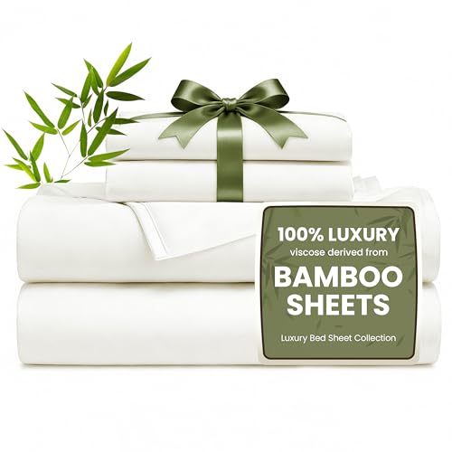 Love's Cabin Queen Bamboo Sheet Set Soft & Breathable