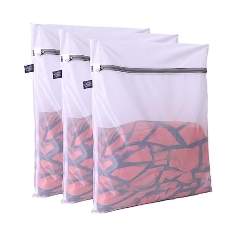 Kimmama Durable Fine Mesh Laundry Bags for Delicates,Small Size Lingerie Bags for Washing Delicates,Socks,Mask,10 x 12 Inches Cover