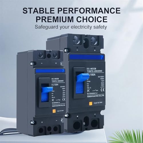Disjoncteur solaire 1000V DC résoud les surcharges MCCB
