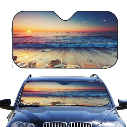 Volant brûlant ? Pare-soleil voiture intérieur plage pliable pour rafraîchir monospace et van M