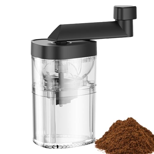 Smart Coffee Grinder – Macinacaffè manuale con frese regolabili | Macinino manuale coerente, impugnatura facile per macinare senza sforzo, accessorio portatile per cucina, viaggi,