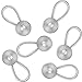 Johnson & Smith Collar Extenders/Neck Extender/Wonder Button for 1/2 Size Expansion of Men Dress Shirts, 5 +1 Pack, 3/8