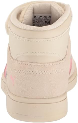 PUMA Rebound Sneaker, Alpine Snow-Strawberry Burst-Frosty Pink, 2 US Unisex Little Kid | Image 2