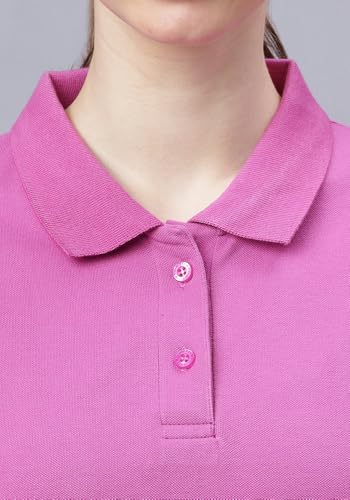 Image of Wear Your Opinion Womens Polo Collar Neck T-Shirt Top (Design: Solid)