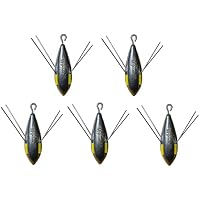 Fishing Grip Weight Set for Sea and Beach Fishing, Breakaway Style (5 Pack) 5oz, 6oz