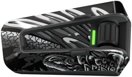 MC Motoparts Glossy Wrap Protective Sticker Compatible with Cardo...