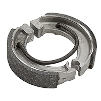 2-teiliges Set Motorrad-Hinterradbremsbacken, Hochfester Ersatz für Bremsbackenbeläge für PW50 PW 50 YZinger 1981-2009