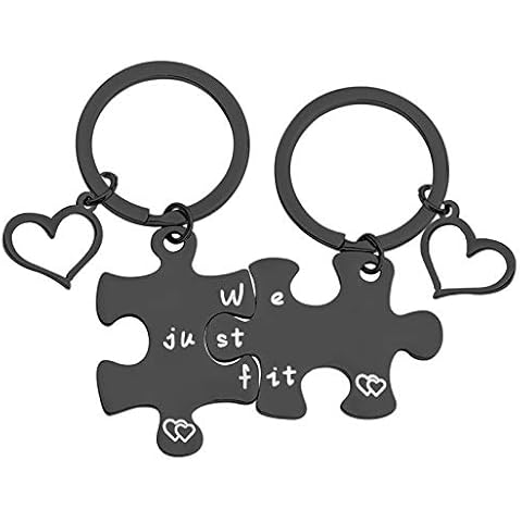 MYOSPARK We Just Fit Puzzle Keychain Set Cover