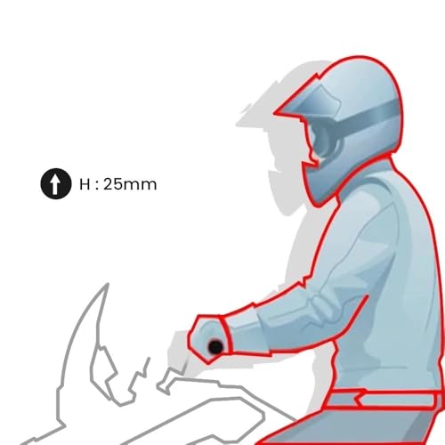 Elevadores de manillar para eliminar el dolor de espalda en X-ADV 3