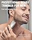 Barttrimmer Herren,Rasierer Herren Elektrisch mit Batterieanzeige, Bartschneider Trimmer Haarschneider mit ZoomRad(1-10mm),Gesichtshaartrimmer Intimrasierer Shaver,Full Body Hair Groomer für Männ,USB