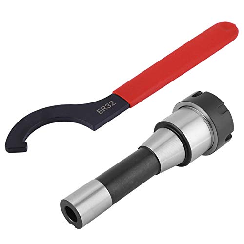 Jeanoko Spring Collet Chuck Set High Accuracy R8-ER32 Collet Chuck Holder Milling Cutter Tool for Reinforcing Milling Machine Parts