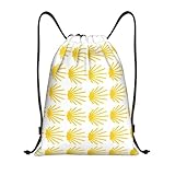 RQLNBOBZ Mochila con cordón ajustable Mochila con cordón Uen Camino De Santiago para mujer y hombre para gimnasio deporte portátil con diseño de conchas marinas para entrenamiento