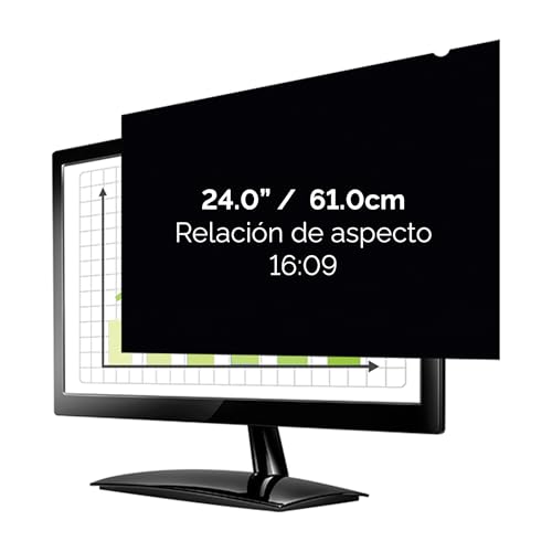 Filtro de luz azul y privacidad Fellowes de 24" para trabajar con total confort visual