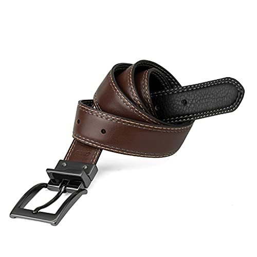 Image of Steve Madden Men's Reversible Men's Dress Casual Every Day Leather Belt