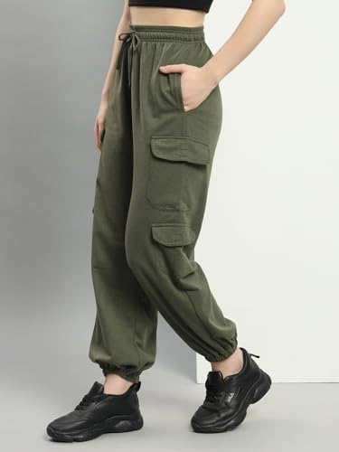 Image of Q - RIOUS Women's Relaxed Fit Cargo Style Jogger Pants