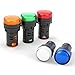 Baomain AD16-22D/S31 AC 110V 20mA Energy Saving LED Indicator Light Green Yellow Red Blue White 5Pcs